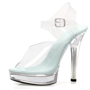 <span class=keywords><strong>Chaussures</strong></span> <span class=keywords><strong>de</strong></span> pole dance exotiques d'été neuves <span class=keywords><strong>de</strong></span> 13 <span class=keywords><strong>cm</strong></span>, sandales à talons hauts simples, élégantes et sexy <span class=keywords><strong>de</strong></span> grande taille pour les défilés <span class=keywords><strong>de</strong></span> mode - Product Image 1
