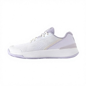 Zapatillas de <span class=keywords><strong>Tenis</strong></span> para <span class=keywords><strong>Mujer</strong></span> Intrigue Pro - Parte Superior de Malla, Suela de Goma, Cierre con Cordones - Blanco/Azul Lavanda/Plateado, Talla 8 US - Product Image 3