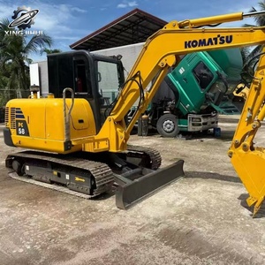 Used Komatsu58 MiniCrawler Excavator 5Ton 0.2m³<b>Bucket</b> Original Japan Brand <b>Small</b> Construction Excavator Low Hours Good Condition - Product Image 5
