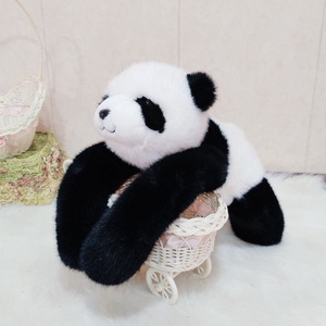 Black and White <b>cat</b> Plush Toy, Raccoon, Sloth, Koala, Soothing Doll, Lying Animal Doll, Home Decoration, Holiday Gift - Product Image 1