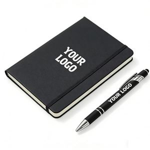 Custom Logo Personalized Eco Friendly Promotional Business <b>Notebook</b> with Hardcover Leather Cover Portable Paper <b>Diary</b> Gift - Product Image 1