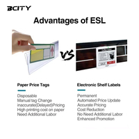 Sistema ESL, Etiqueta de Precio Digital Inteligente para Comercio Minorista, Control Remoto y Sin Papel, para Tiendas, Supermercados y Hospitales, ESL con Tinta Electrónica