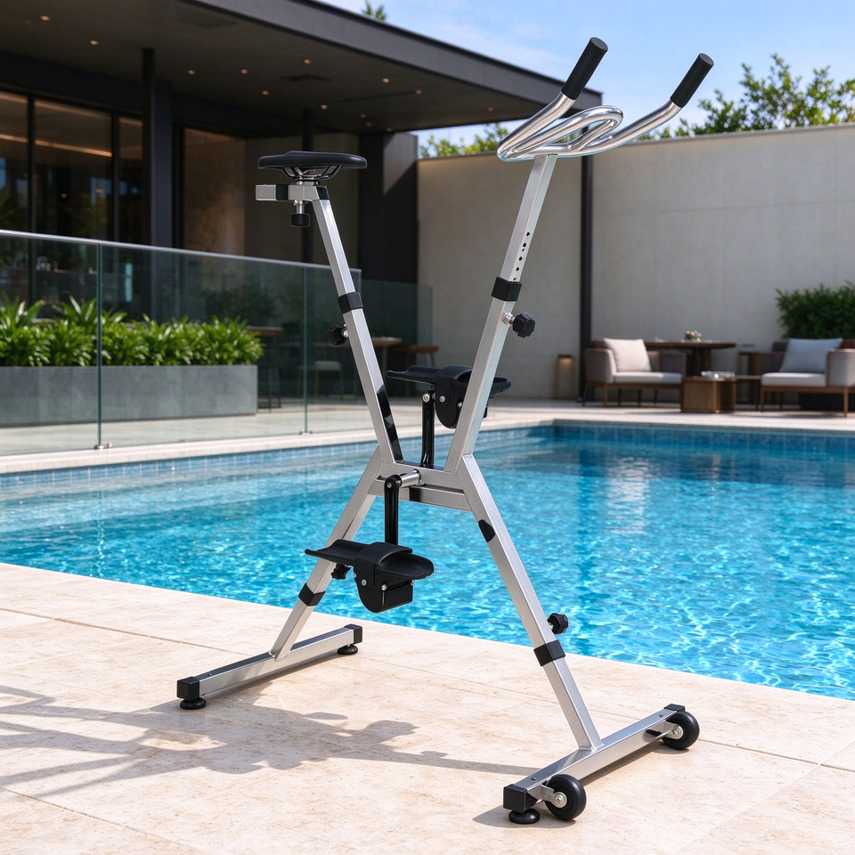 316 Stainless Steel Pool Exercise Bicycle Adjustable Aquatic Fitness ...