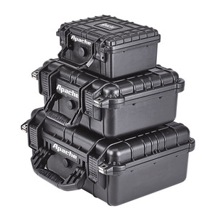 GD5022 Small Black Hard Plastic Travel Suitcase Waterproof Shockproof <strong>Carrying</strong> <strong>case</strong> Toolbox - Product Image 6