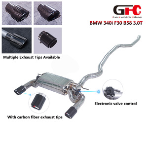 Sistema de Escape Catback con Válvula Pulida Tipo Espejo, Apto para <span class=keywords><strong>BMW</strong></span> <span class=keywords><strong>F30</strong></span> F32 F36 <span class=keywords><strong>335i</strong></span> 340i 430i 440i B58 <span class=keywords><strong>N55</strong></span> B48 - Product Image 6