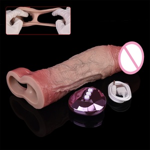 Dildo Realista de Silicona para Adultos de 9.09 Pulgadas, Funda Reutilizable para Agrandar el Pene, Vibrador, Potenciador Sexual Masculino, Juguete Sexual para Retrasar la Eyaculación - Product Image 2