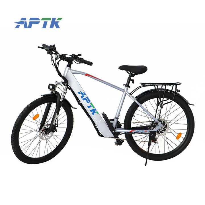 APTK Standard 36V Electric City Bike with Comfortable Pedal Assistance 350W Brushless Motor Low Price Basket for Urban Travel