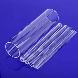 ओवन के लिए उच्च शुद्ध सिओ2 पारदर्शी क्वार्ट्ज ग्लास पाइप - Product Image 2