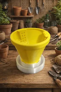 <span class=keywords><strong>Pot</strong></span> auto-arrosant à <span class=keywords><strong>action</strong></span> capillaire, écologique, léger, en plastique PET, pour une utilisation suspendue, sur bureau et multi-scènes - Product Image 3