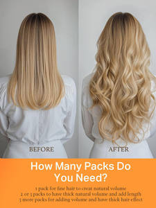 Наращивание волос Geniu-настоящие человеческие волосы, 50 г пепельно-коричневого цвета, выделенный золотисто-светлый машинный уток, завязанный вручную, пришив - Product Image 2