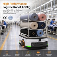 Robot logistique haute performance 500 kg Laser SLAM AMR pour l'automatisation du transport de matériaux dans l'industrie textile et du vêtement