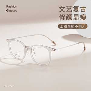 Montures de lunettes ovales en titane IP 51-19-150, légères, monture complète, unisexe, verres en résine, fabriquées à Danyang - Product Image 4