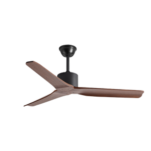 Ventilador de techo con Motor BLDC DC reversible directo de fábrica con aspas de madera Control remoto sin luz para dormitorio y sala de estar - Product Image 4