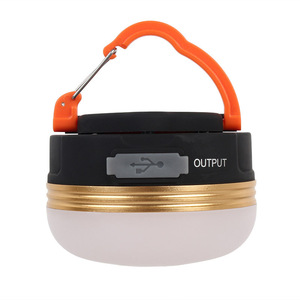 Lampe de camping LED rechargeable par mini USB JG, lumineuse, portable, pour tente extérieure, lampe de nuit - Product Image 2