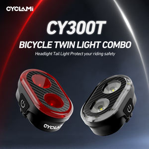 Cy300t אופניים אור סט mtb כביש רכיבה על אופניים אור עמיד למים 200lm אופניים עם אור אחורי חכם חישת בלם אוטומטי - Product Image 2