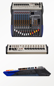 Canal audio 12 do misturador plástico feito em China Misturador audio amplificado - Product Image 5