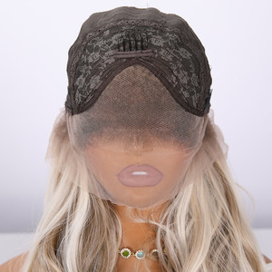 Meilleures ventes 2026 : Perruques Lace Front pour femmes, 26 pouces, 13*3, blondes avec mèches brunes ondulées, transparentes SM9280 pour usage quotidien et fêtes - Product Image 4