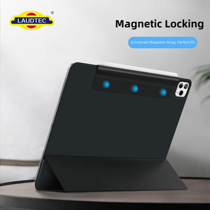 เคสแท็บเล็ต Laudtec แบบพับได้ สีดำ ฝาปิดแม่เหล็ก ป้องกันรอยนิ้วมือ ดีไซน์พับได้ สำหรับ iPad Pro ขนาด 11 นิ้ว และ 12.9 นิ้ว - Product Image 2