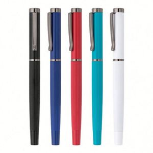 High Quality Custom Logo <b>Metal</b> <b>Roller</b> Gel Pen Novelty Promotional Use Personalized Ballpoint Pens for Business Writing - Product Image 2