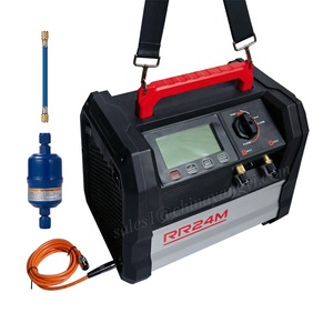 Machine de récupération de réfrigérant à compresseur à double cylindre sans huile, équipement de <span class=keywords><strong>recyclage</strong></span> de réfrigérant pour la climatisation automobile, recycleur de gaz - Product Image 1