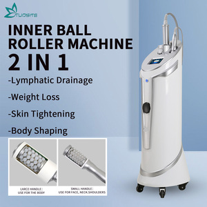 Máquina de masaje con rodillos 2 en 1, masajeador giratorio 360° con 2 mangos para rostro y cuerpo, moldea y reafirma la piel. - Product Image 1