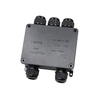 Boîte de jonction pour connecteur de câble étanche extérieur 3 4 5 6 7 voies FSH716 Boîtier étanche Boxfang IP68 avec connecteur de presse-étoupe