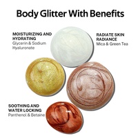 12 pièces/boîte, surligneur argenté, doré, brun, or rose, brillant, scintillant, illuminateur, paillettes liquides pour le corps