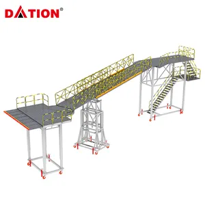 Professional Custom Aircraft Wing Inspection Ladder Mechanical Equipment Walkway Step Aircraft Maintenance Ladders