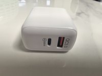 Chargeur mural USB A+C GaN 65W PD QC3.0 double port type C, adaptateur secteur 65 Watt OEM ODM pour ordinateur portable, téléphone, tablette