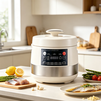Cuisinière à pression électrique multifonctionnelle de taille familiale 5L 6L, système de verrouillage de sécurité, cuisinière à pression domestique