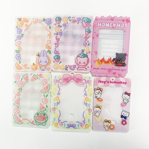 พวงกุญแจอะนิเมะสำหรับใส่การ์ดรูปภาพอะคริลิคตามสั่งพวงกุญแจสำหรับถ่ายรูปขนาดเล็ก - Product Image 3