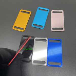 सस्ते एल्यूमीनियम कुत्ते कॉलर टैग विभिन्न रंग स्लाइड-ऑन पालतू कॉलर टैग - Product Image 2