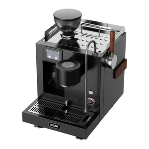 เครื่องชั่งกาแฟแบบแบนขนาด 64 มม. เครื่องชงเอสเพรสโซแบบออลอินวัน หน้าจอคู่ ชั่งน้ำหนักและบดกาแฟในตัว รุ่น Mc-21 สำหรับใช้ในบ้าน - Product Image 4