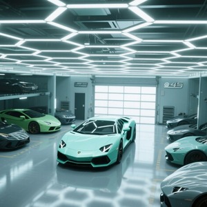 Sáng tạo 14-lưới lục giác <span class=keywords><strong>Led</strong></span> Sân Khấu mệnh ánh sáng 120V RGB Retro nhà để xe chiếu sáng ứng dụng thông minh từ xa ETL hội thảo lạnh trắng - Product Image 1