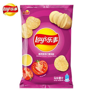 มันฝรั่งทอดขายดีที่สุด Lay 40 กรัมของว่างที่แปลกใหม่รสท้องหมูย่างถ่าน - Product Image 4