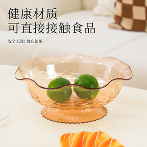 Nordic Style Fruit Platter Double Layer High Legged Durable Home Living Room Tableware Multi Purpose - Product Image 2