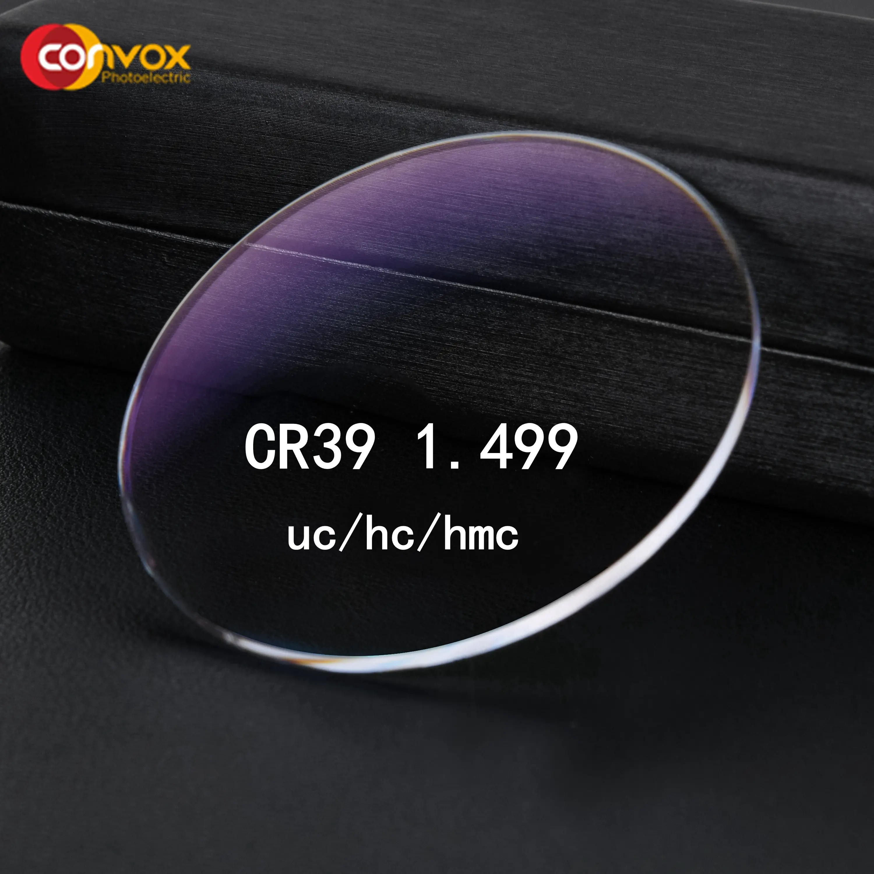 CONVOX 1.49 uncoated 65mm 완성되는 단 하나 시각 안경알 광학 렌즈