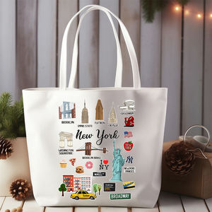 Sac à provisions en toile de coton naturel durable personnalisable - Product Image 3