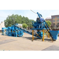 Machine à fabriquer des briques en béton hydraulique entièrement automatique LONTA QT4-15 pour pavés creux de 4, 5, 6 et 8 pouces