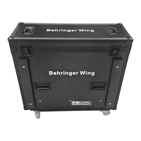 Etui de vol Behringer Wing personnalisé avec roues All-Black Version normale Pa System Stage Equipment Digital Mixer Flight Case
