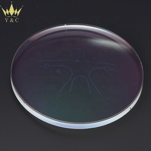 Hmc 1.56 <strong>Lens</strong> Cut Progressive Optical <strong>Lens</strong> High Quality UV420 1.56 Blue Resin 40 Grade a Sunglasses with Clear <strong>Lens</strong> UV 420 2C - Product Image 3