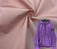 Tissu en taffetas de nylon 100% 70D*70D 280T brillant, imperméable, infroissable, léger, à motifs teints pour sacs, vestes et pantalons d'extérieur