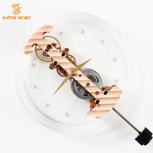 OEM Hand Manual Winding Watch Movement Rose Gold China Watch Movement Mechanical SANYIN High Precision Movement Jewel 21 Diamond