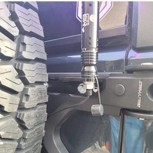 Soporte de antena metálico para coche, modelo JL, para vehículo utilitario Polaris con soporte para mástil de bandera y luz. - Product Image 1
