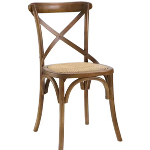Mobilier commercial d'extérieur de haute qualité en bois restaurant à dos croisé hôtel en bois chaise de banquet de <span class=keywords><strong>mariage</strong></span> empilable - Product Image 3