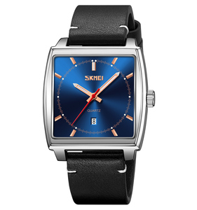 <span class=keywords><strong>Skmei</strong></span> 9316 reloj hombre créateur de mode montres en cuir étanche hommes poignet luxe heures carrées - Product Image 5