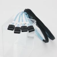 Kabel SAS Mini 100CM SFF-8087 mini-sas ke 4 SATA 7 pin Breakout Internal HBA RAID grosir
