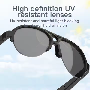 Gafas de Sol Inalámbricas F08 con Control Táctil, Resistentes al Agua y a los Rayos UV, para Hacer Llamadas Telefónicas, Auriculares para Conducir, Gafas de Sol Empresariales con Auriculares - Product Image 2
