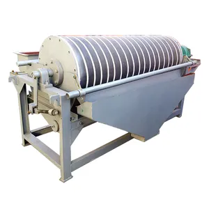 Wet drum magnetic separator for metal mine, wet type mineral processing magnetic drum separator