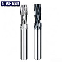 Fraise à fileter en carbure monobloc métrique M3 à M16 pour CNC, filetage UN BSP NPT pour acier et aluminium